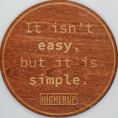 HigherUp Wellness Coaster