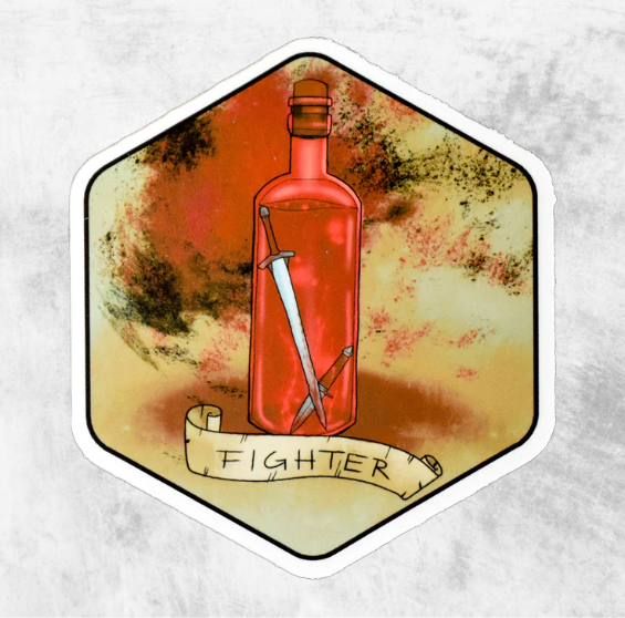 Fighter Class Sticker