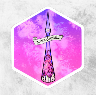 Warlock Class Sticker